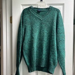 J CREW Green Wool Sweater L